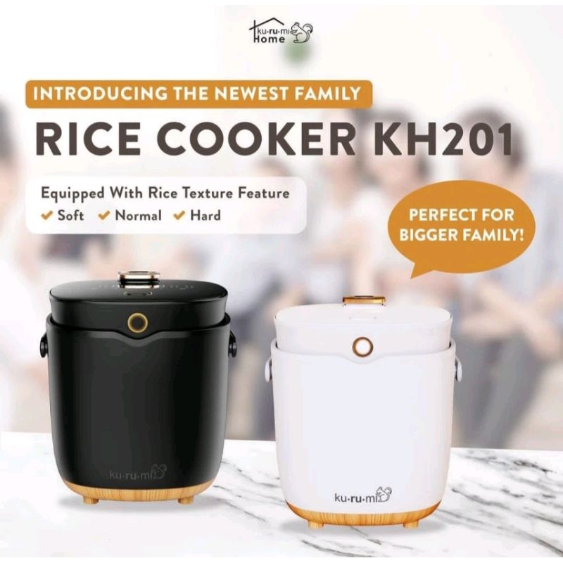 kurumi multifunction rice cooker kh201 (with low carb function)