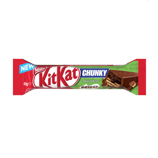 

KitKat Chunky Packed With Milo Milk Chocolate Bar | 45g Australia