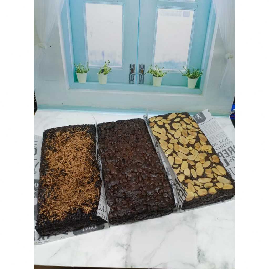 

Fudgy Brownies Coklat Panggang