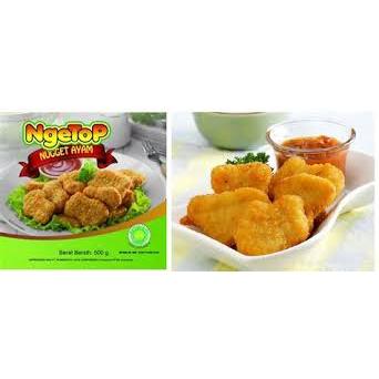 

NGETOP nugget ayam1 kg 500 250 gr Frozenfood top 808