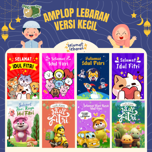 

[READY STOCK] AMPLOP LEBARAN KECIL MURAH ISI 10 PCS | LIMITED EDITION 2025 | BANYAK MOTIF PILIHANNYA
