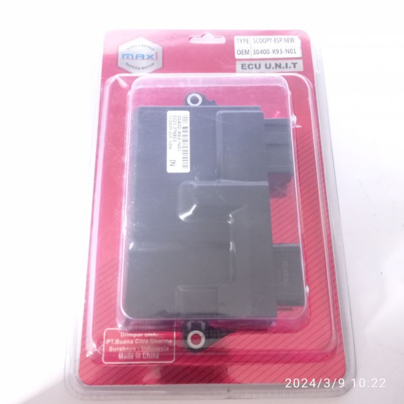 ECU Scoopy eSP K93 2017 - 2019 ISS 30400K93N01 Max1