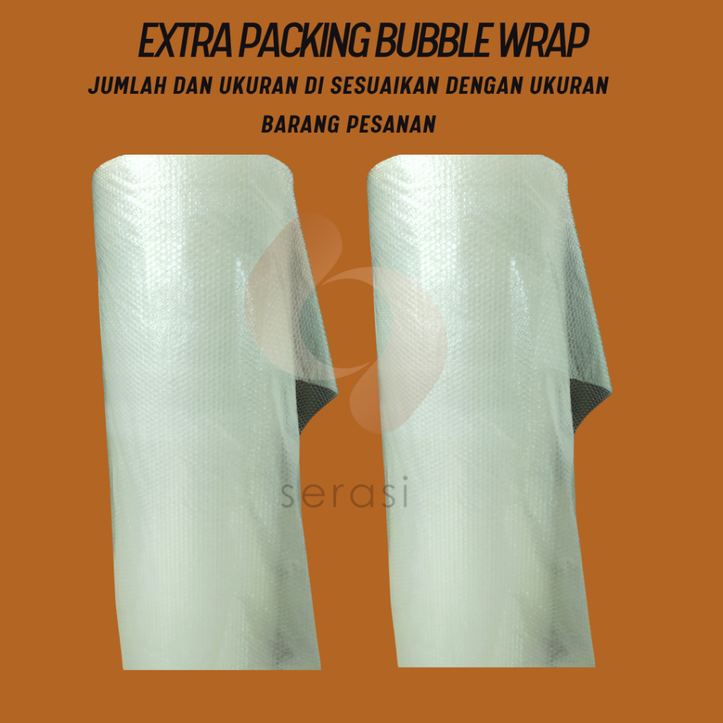 

Serasi Extra Packaging Bubble Wrap - Tambahan Bubble Wrap