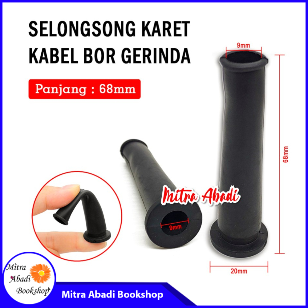 Selongsong Karet Pelindung Kabel Bor Gerinda Power Tools