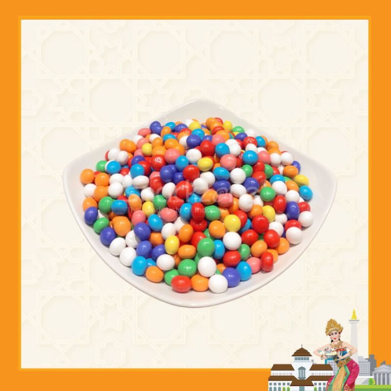 

Biskuit Bola Warna Warni/Biscuit Bola Pelangi