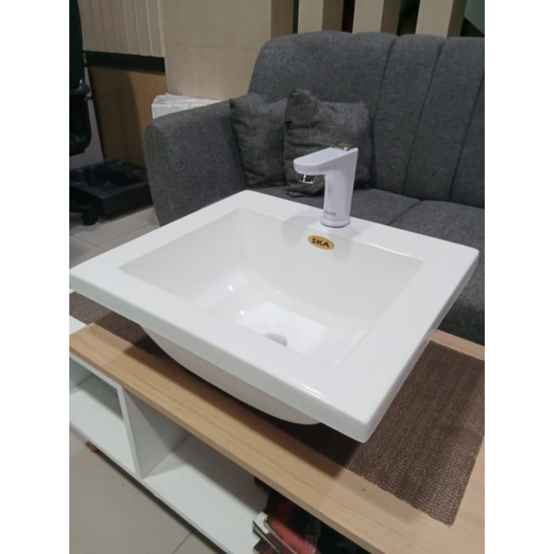 Wastafel Meja Tanam / Top Wastafel Kabinet / bahan marbel