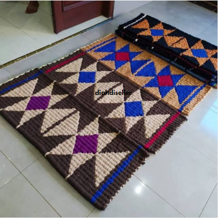 Keset gunungan panjang/keset kain perca/keset lantai