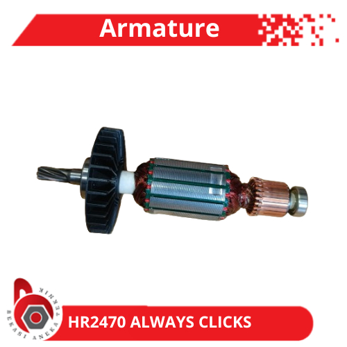 Armature Angker HR2470 / HR2460 HR 2470 Mesin Bor Makita Rotary Hammer