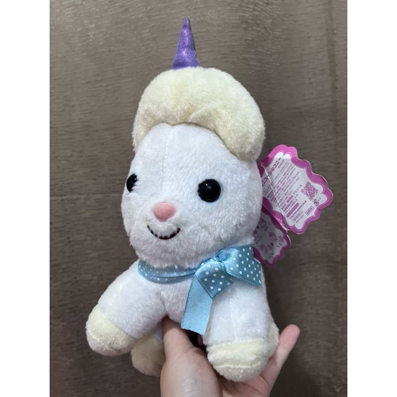 Boneka Unicorn Amuse putih kuning New Tag