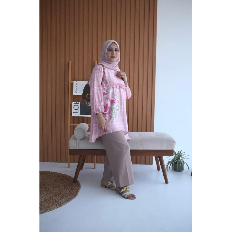Massannang Series - Baju Lontara Lagosi Baby Pink