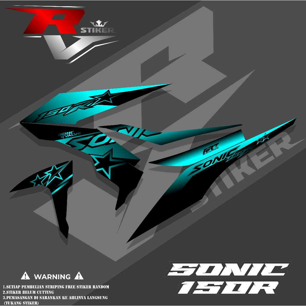 STRIPING HONDA SONIC 150R/STIKER MOTOR SONIC/STRIPING SONIC 150R