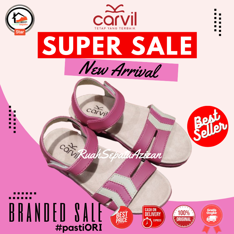 Carvil Sandal Anak Perempuan Casual Maura-02 Tw Sendal Tali Kasual Murah | Original Carvil