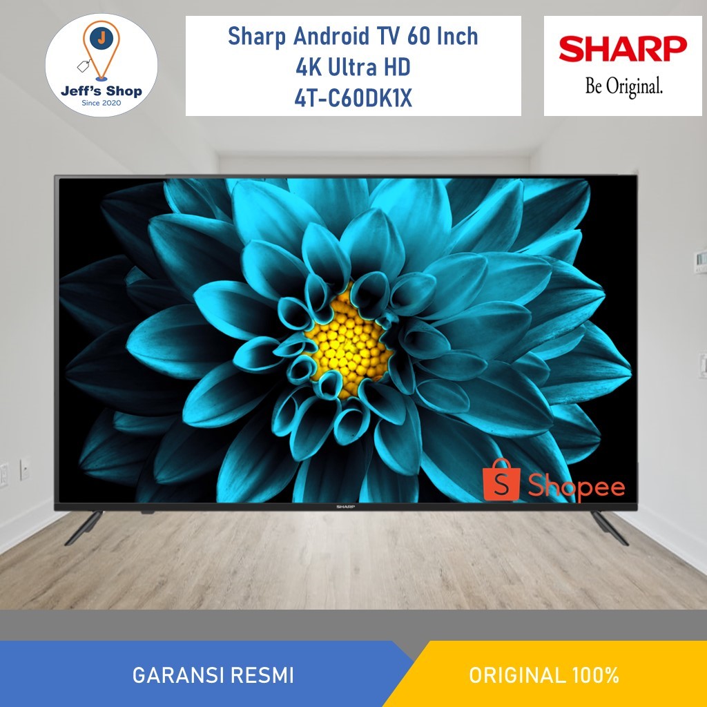Sharp LED Android TV 60 Inch 4K UHD 4T C60DK1X