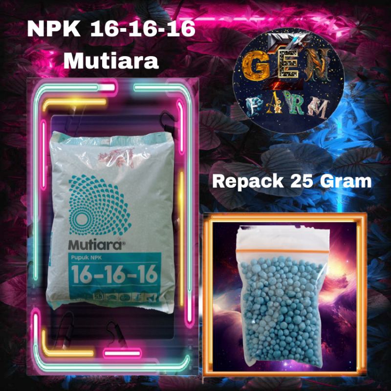 Pupuk NPK Repack Pupuk NPK Mutiara 161616 Meroke Pupuk NPK 161616 Pupuk Mutiara Biru 16 16 16