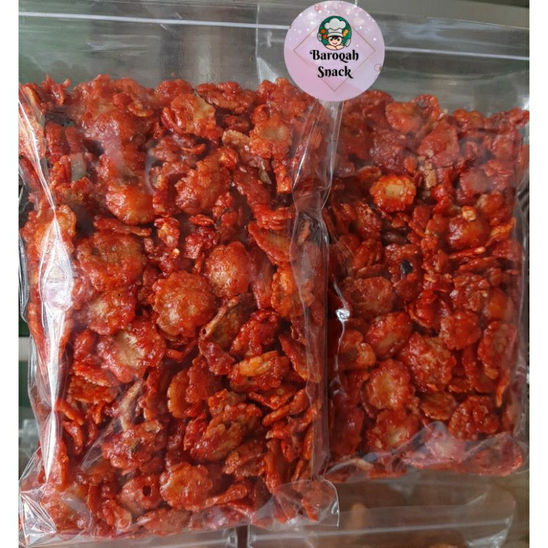 

EMPING MELINJO GEPREK 1/2KG(500GR) MANIS DAN PEDAS MANIS/SNACK KILOAN