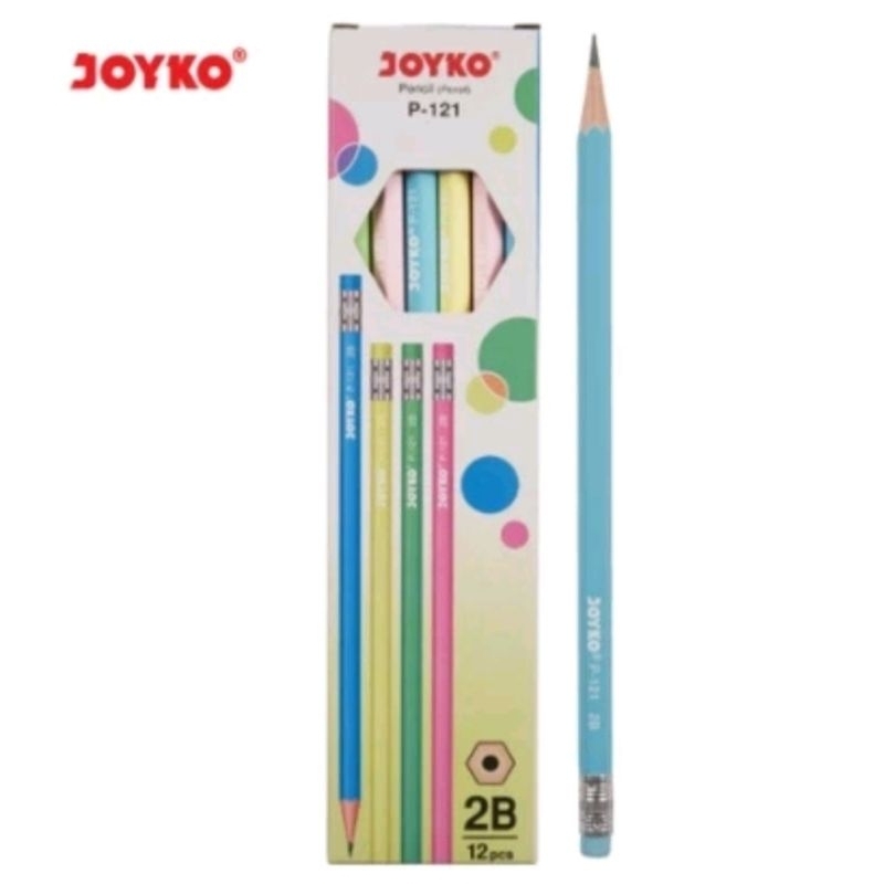 

Pensil 2B Joyko warna Pastel - eceran