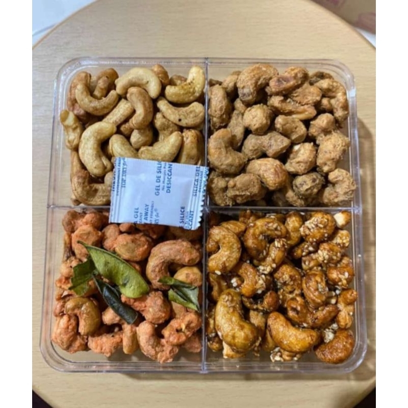 

Paket kacang mede kemasan toples sejat empat