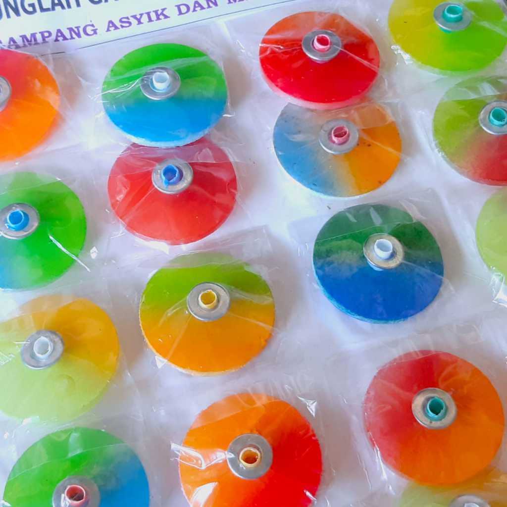 GASING ANAK / MAINAN GASING TRADISIONAL / MAINAN GASING MURAH / GASING WARNA WARNI