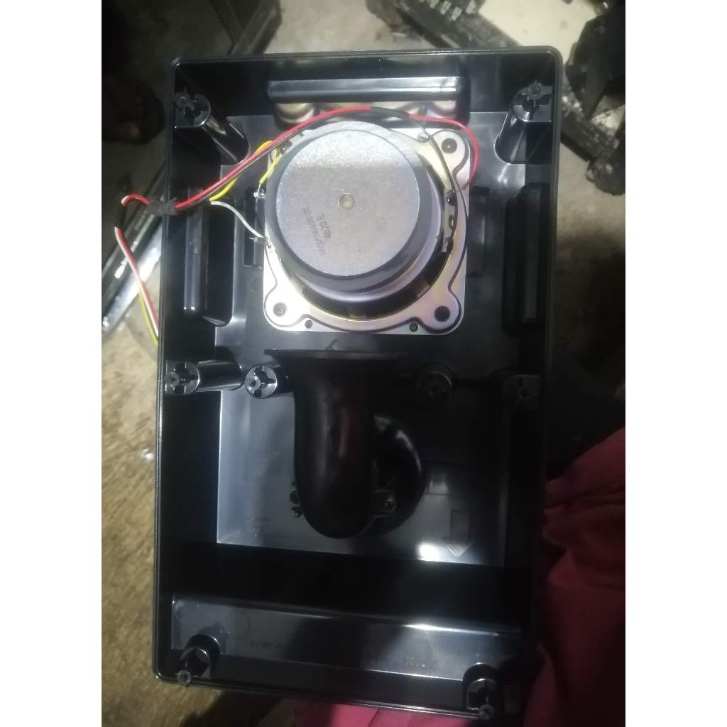 SUB WOOFER 4INCH DOUBLE COIL + BOX POLYTRON BAWAAN TV PLD 24D123