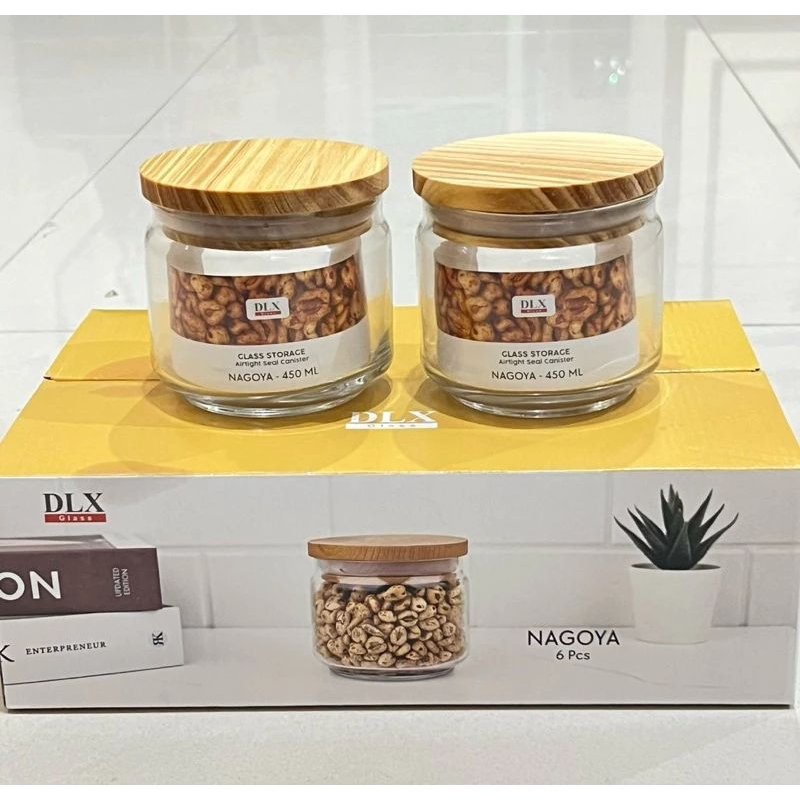 toples kaca nagoya dlx set isi 6pcs/toples lebaran/toples kaca premium dlx/toples tebal kaca