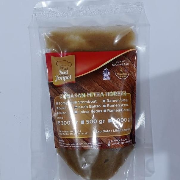 

Bumbu Kuah Bakso Koki Jempol 300gr