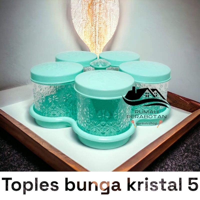 CALISTA Toples set calista 5 daun 5 bunga free box