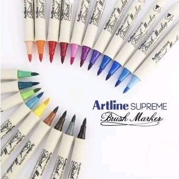 

#Qreinashop Brush Marker Artline Bright