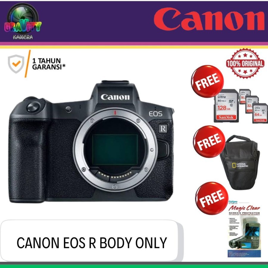 CANON EOS R MIRRORLESS CAMERA BODY ONLY / CANON EOS R BODY ONLY