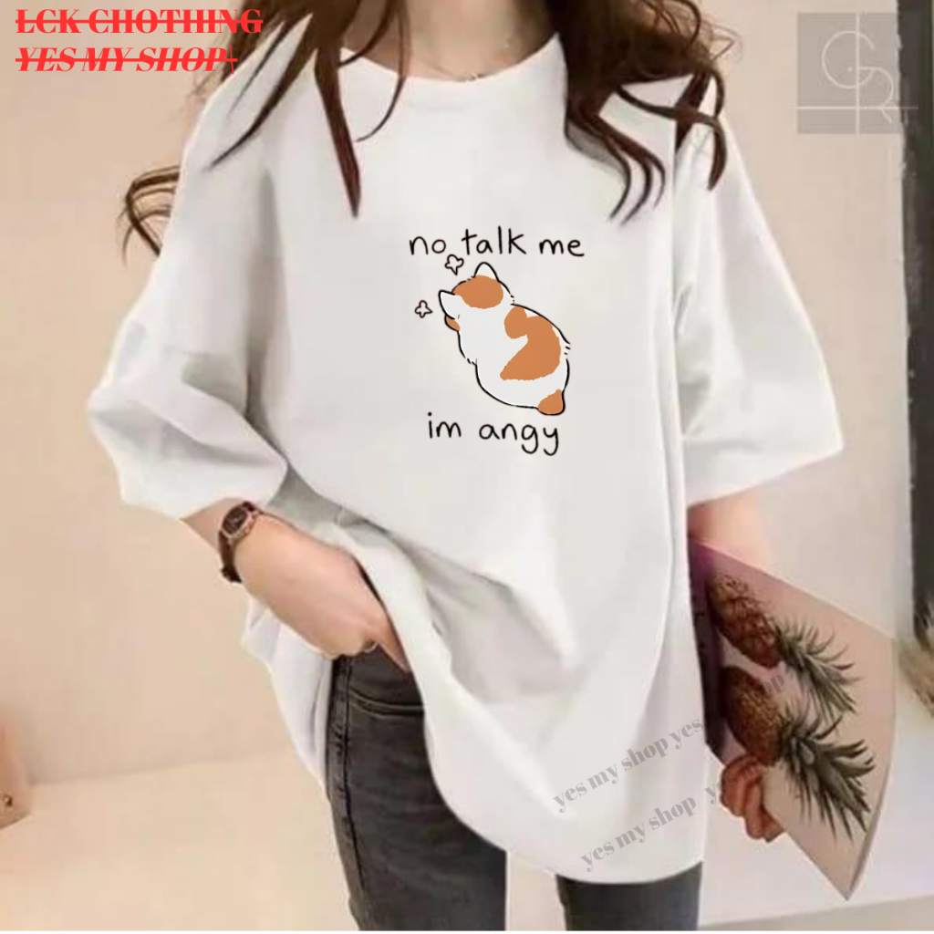 COD Kaos T-shirt Oversize Wanita - Kaos Distro WANITA - Kaos Streetwear Oversize - Baju Kaos Distro 