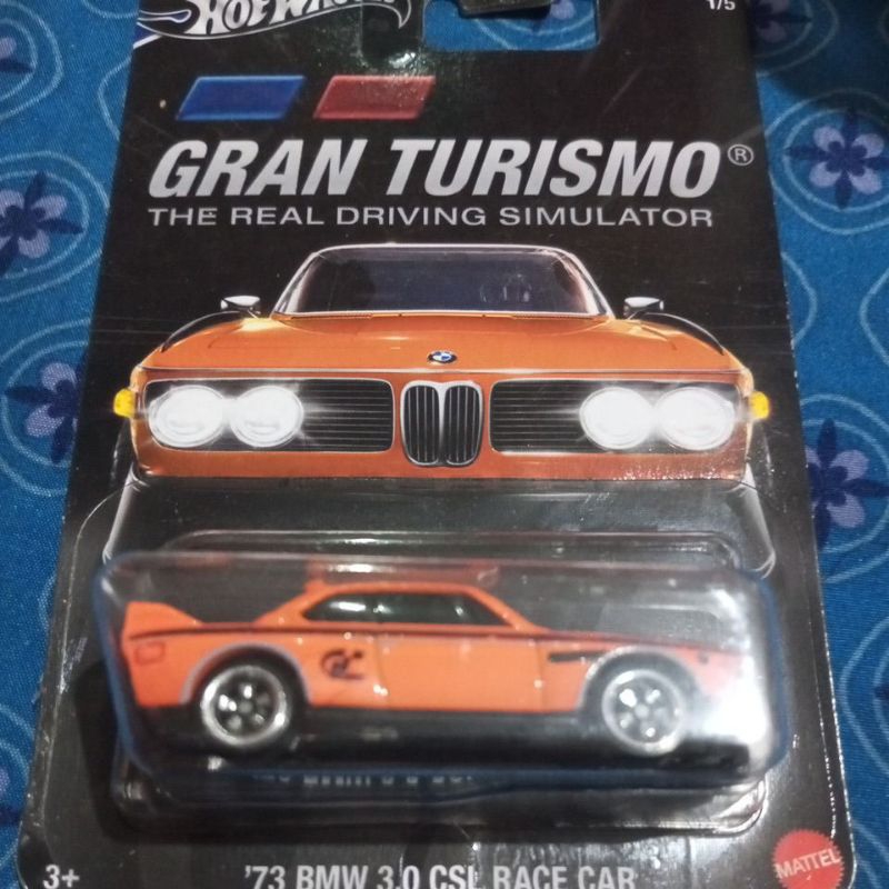 HOTWHEELS GRAN TURISMO 73 BMW 3.0 CSL RACE CAR