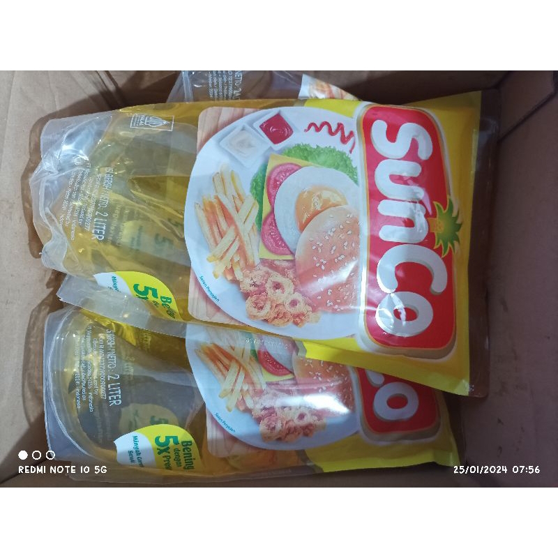 

SUNCO/TROPICAL MINYAK GORENG 2LITER/GOSEND ONLY