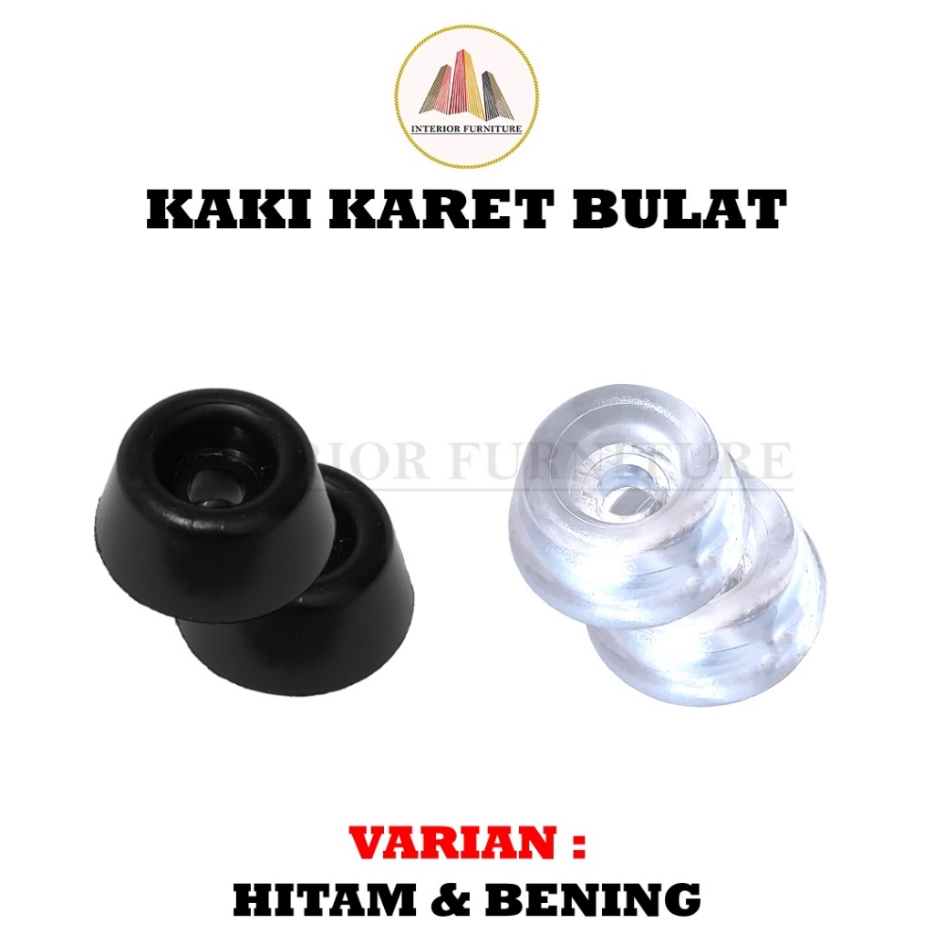 Karet Kaki Kursi Meja Bulat Transparan / Pelindung Kaki meja sofa kursi (1PCS)