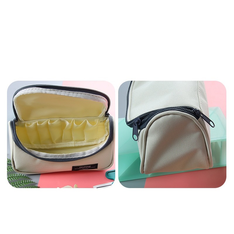 

Jual Produk Tempat Pensil Kain Jumbo Oxford / Pencil Case Large Capacity SK0100 ''
