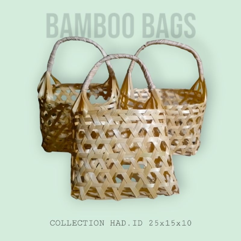 Tas Jinjing Anyaman Bambu/Hampers Souvenir