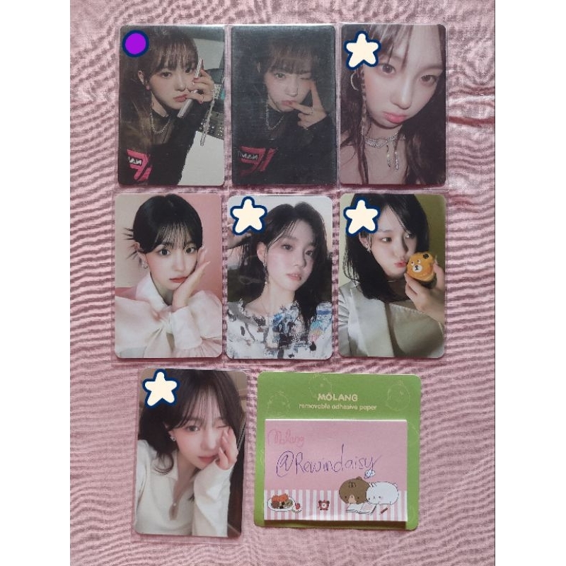 (baca deskripsi) want to sell wts official photocard pc kim chaehyun kep1er troubleshooter k love st