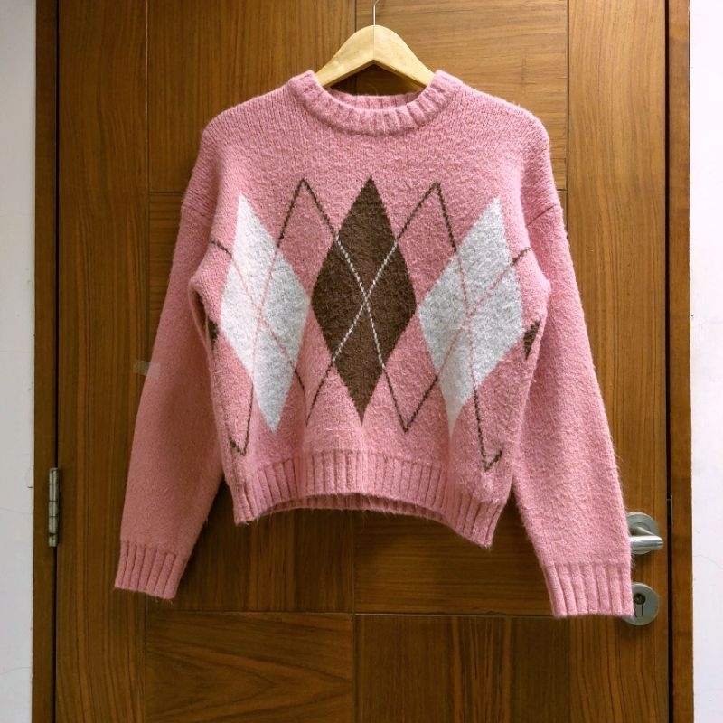 Preloved rajut premium ketupat bahan kapas brand GU