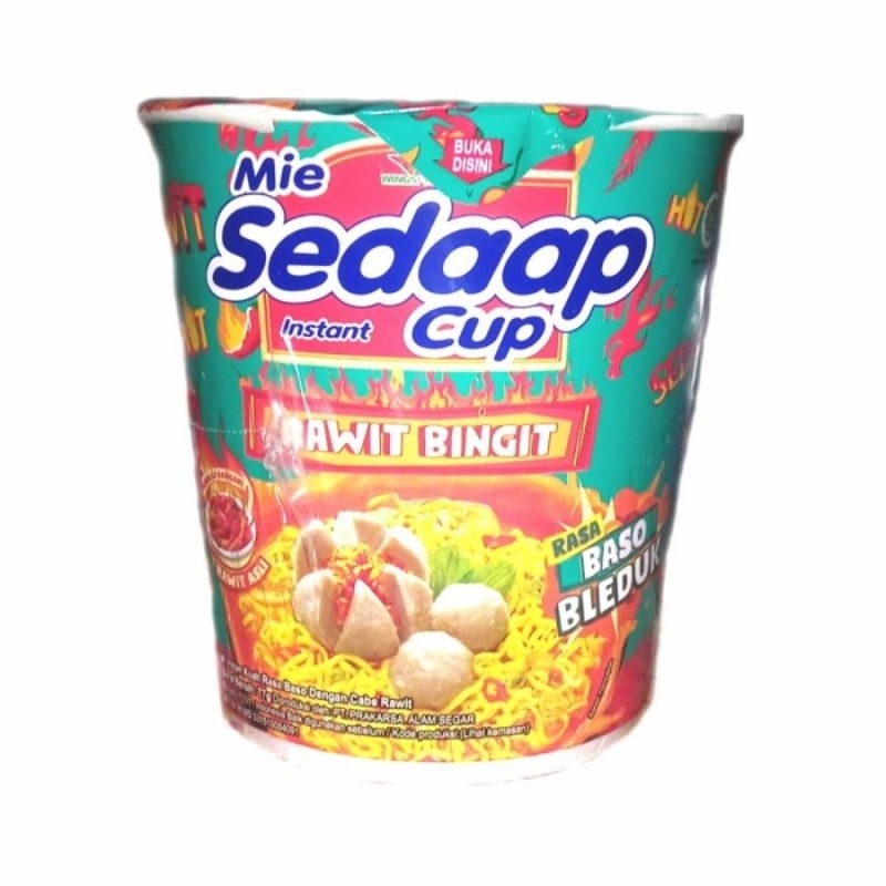 

mie sedaap cup rawit bingit rasa baso bleduk / mie sedaap cup rawit bingit rasa ayam jerit