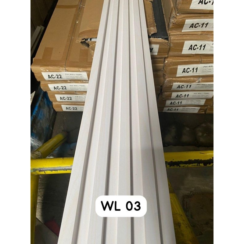 WPC Wall Panel WL 1003 Putih Polos
