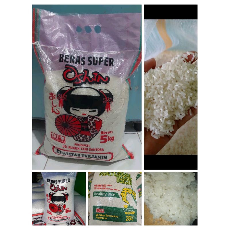 

Beras Lokal Petani Jogja Non Organik IR64 kemasan 5 kg an