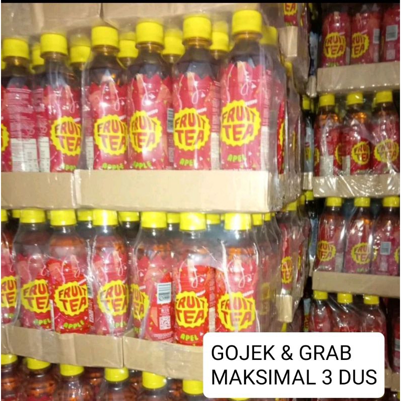 

fruit tea 350ml isi 12 pcs rasa apel