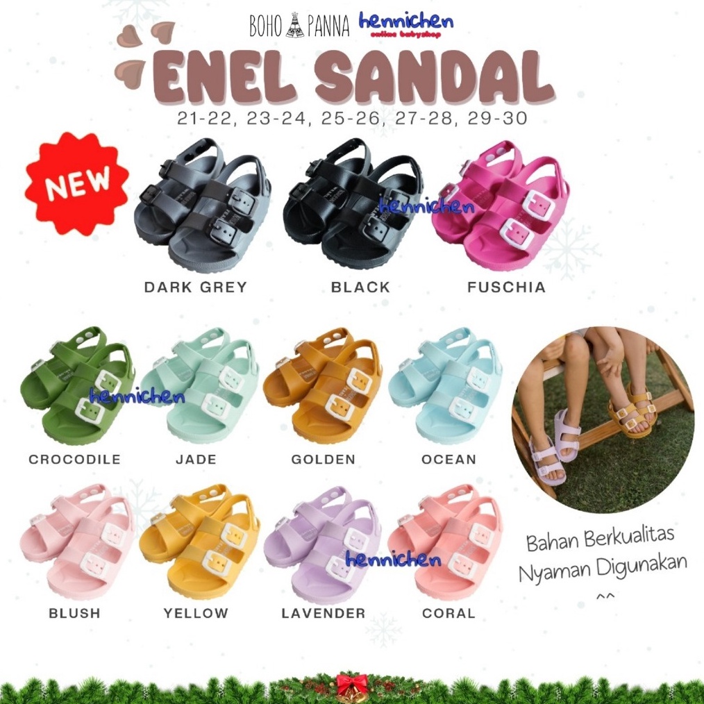 Grosiran Murah Bohopanna Enel Sandal 213 Wearluca Sandal Casual Anak  Prewalker Anak Unisex