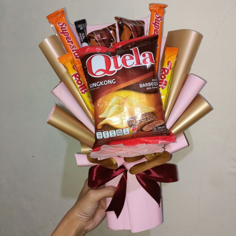 

Buket Snack Makanan Ringan Gift/Birthday/Wisuda (Part 1) Include Packing