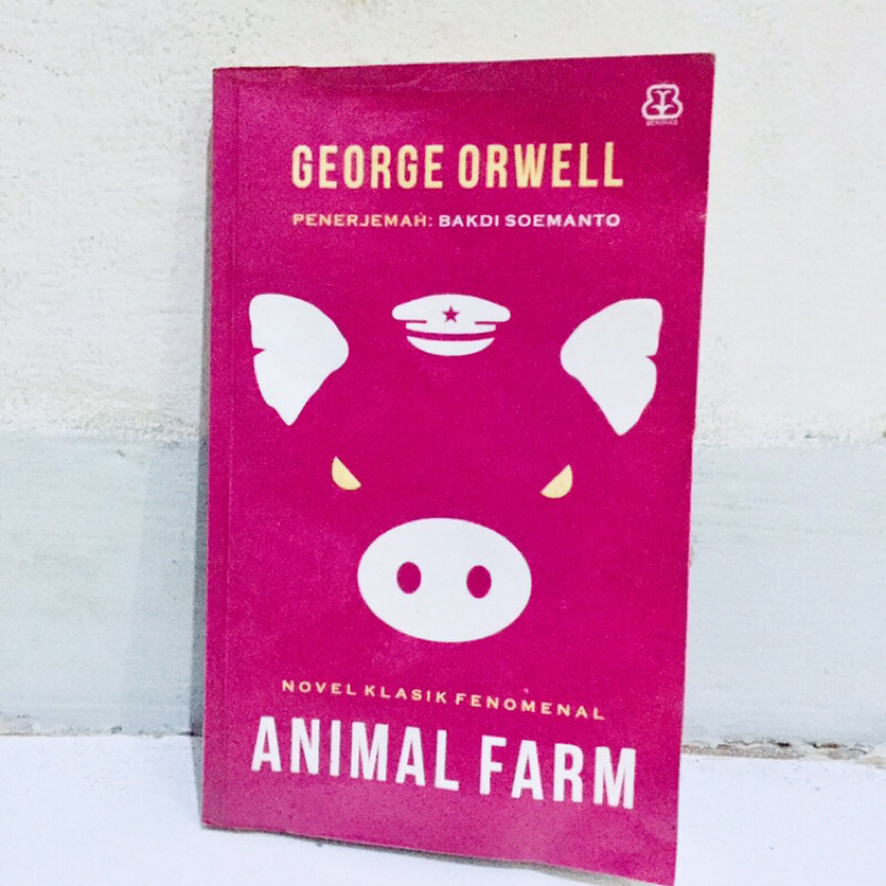 Novel Animal Farm - George Orwell Preloved Original