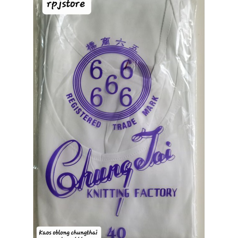 Stok terbatas KAOS OBLONG SUTERA CHUNGTAI 666 ASLI