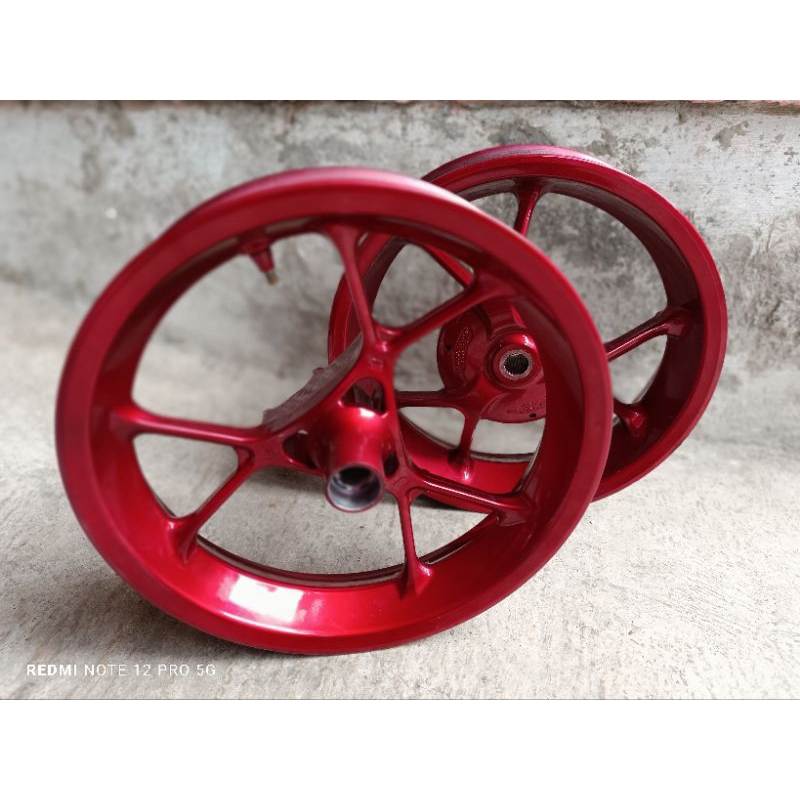 VELG ORI BAWAAN PABRIK REPAINT CANDY RED