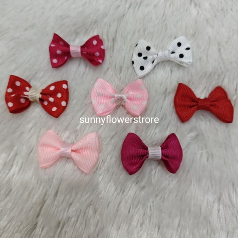 

aplikasi pita bow/ aplikasi pita bahu lebar 3 cm