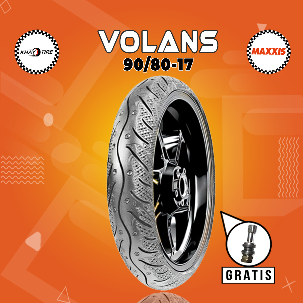 Ban Motor MAXXIS VOLANS 90/80 Ring 17 Tubeless
