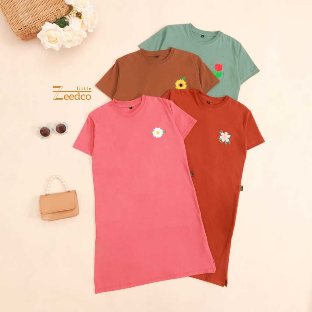 Little Zeedco Dress Tunik Anak Perempuan - Atasan Tunik Anak Katun Combed 24s