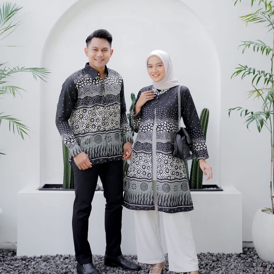 Berkualitas Tanpa Mahal Baju Wanita Batik Couple Pria Dan Wanita Batik Couple Modern BATIK KANZA