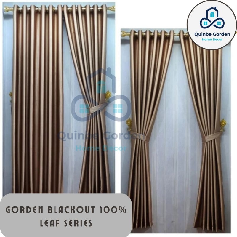 GORDEN PREMIUM BLACKOUT TEBAL SERAT Panjang 200 ~ 250 cm